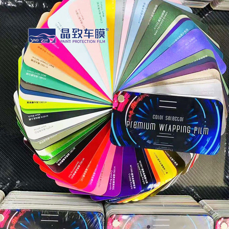 OEM Multicolor Vinyl Car Wrap Sample Book Praktisch Lichtgewicht