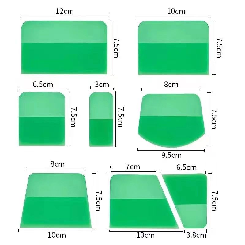 Flexibele 5 in 1 Car Wrap Tool Set Squeegee Duurzaam voor PPF Clear Films