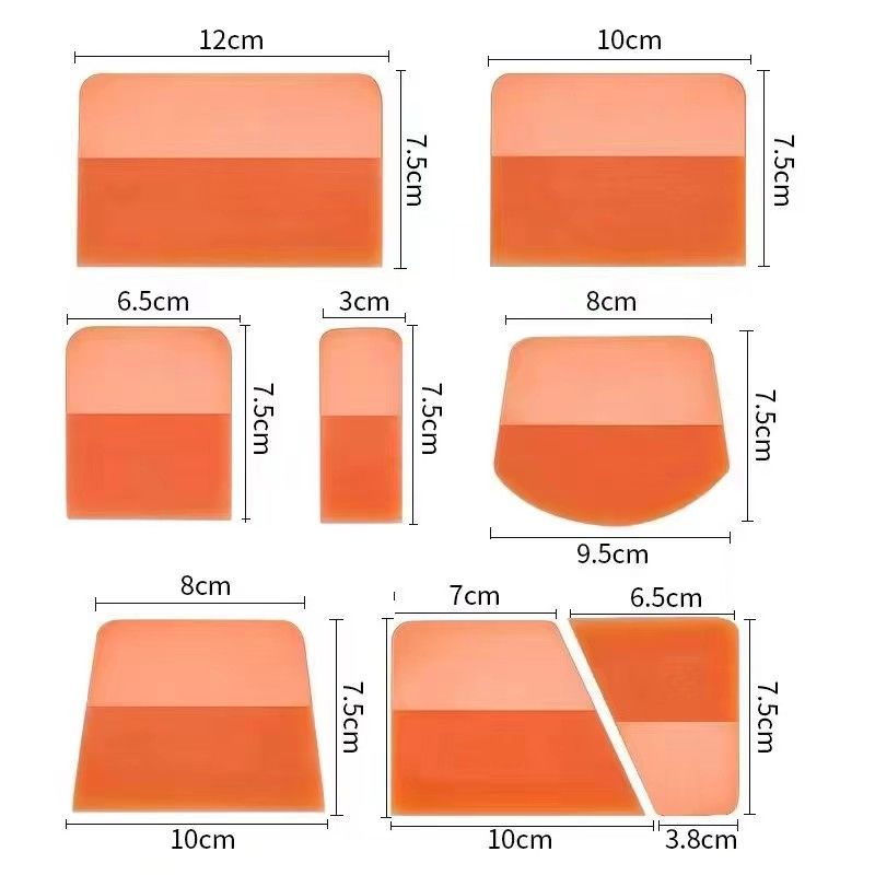 Flexibele 5 in 1 Car Wrap Tool Set Squeegee Duurzaam voor PPF Clear Films