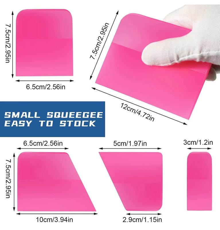 Multiscene Vehicle Car Wrap Tool Squeegee 7.5x6.5cm Voor Window Tint Film