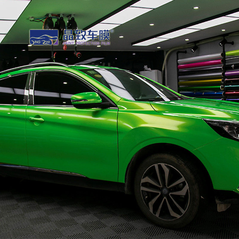 Praktische veelkleurige matte chroomfolie, multifunctionele vinyl autobeschermingsfolie