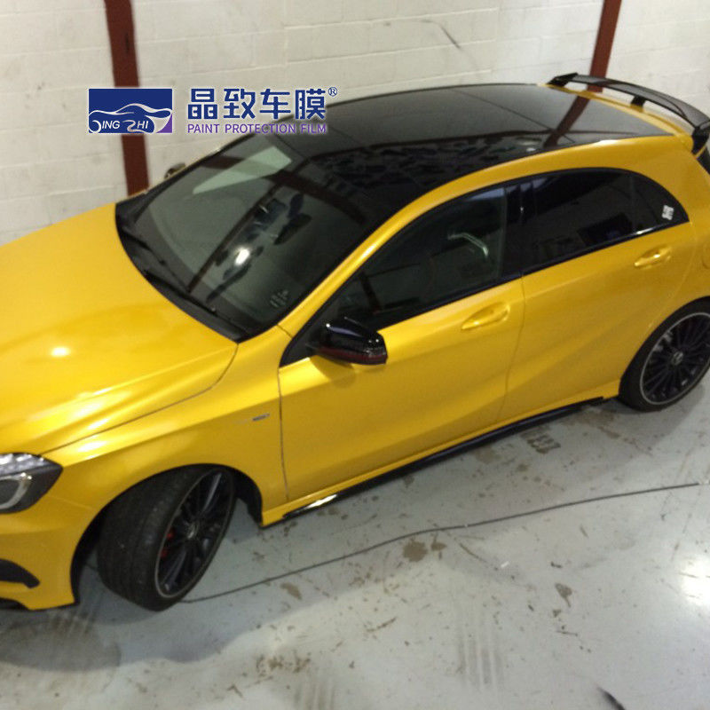 Super Bright Metal Champagne Gold Car Vinyl Wrap Car Wrapping Kleur Veranderende Film