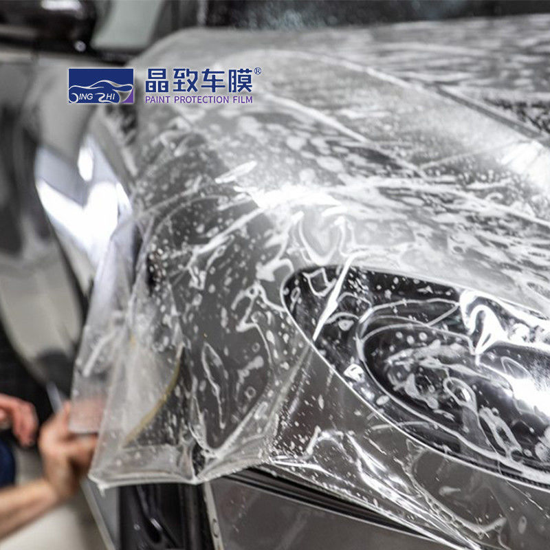 1,52 * 15 m PPF- TPU transparante verfbeschermingsfilm zelfherstellende coating hoog rekbare beschermende carrosseriesticker