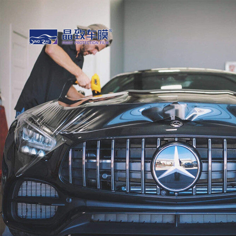1,52 * 15 m PPF- TPU transparante verfbeschermingsfilm zelfherstellende coating hoog rekbare beschermende carrosseriesticker