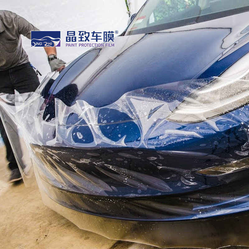 Glanzende Car Wrap Folie Verfbescherming Filmen Smash And Grab Film Filmen Te Koop