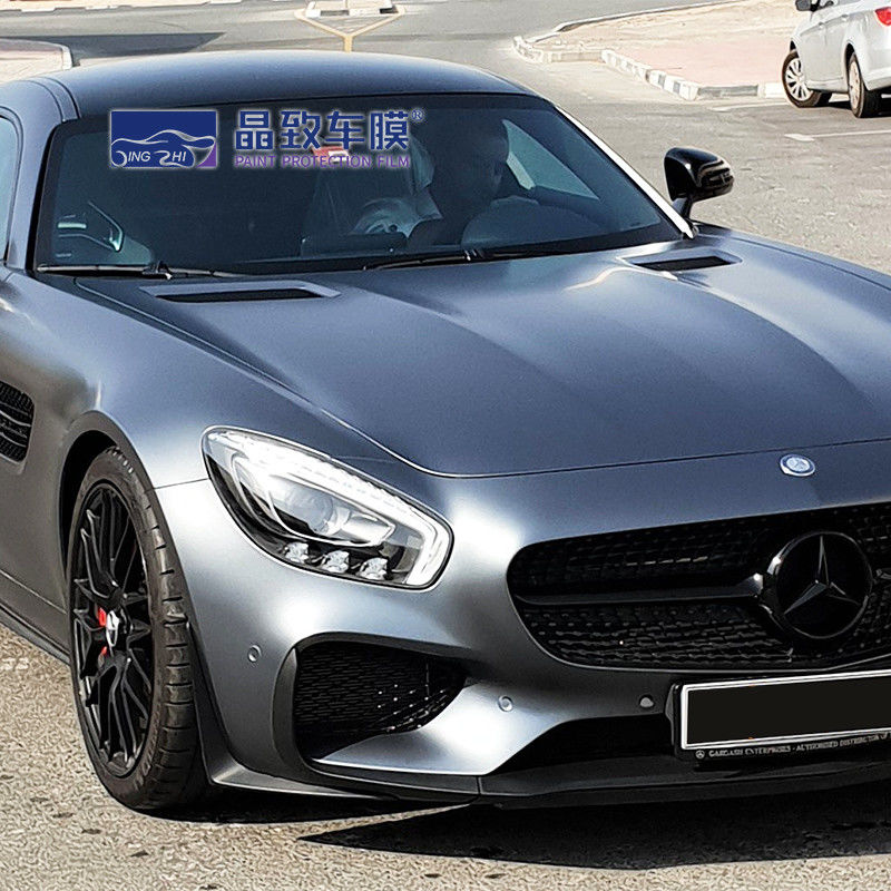 Mat Metallic Gekleurde Lakbeschermingsfilm Grijs Wrap UV Proof Duurzaam