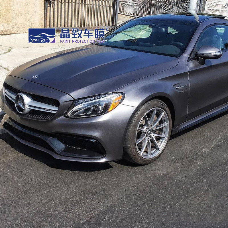 Mat Metallic Gekleurde Lakbeschermingsfilm Grijs Wrap UV Proof Duurzaam