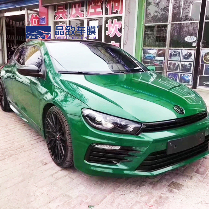 PVC Flexibele Gekleurde Lakbeschermingsfolie, Anti-kras Metallic Car Wrap