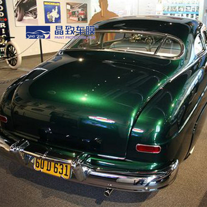 Parelmoer Groen Gekleurde Lakbeschermingsfolie Crystal Car Wrap Waterdicht
