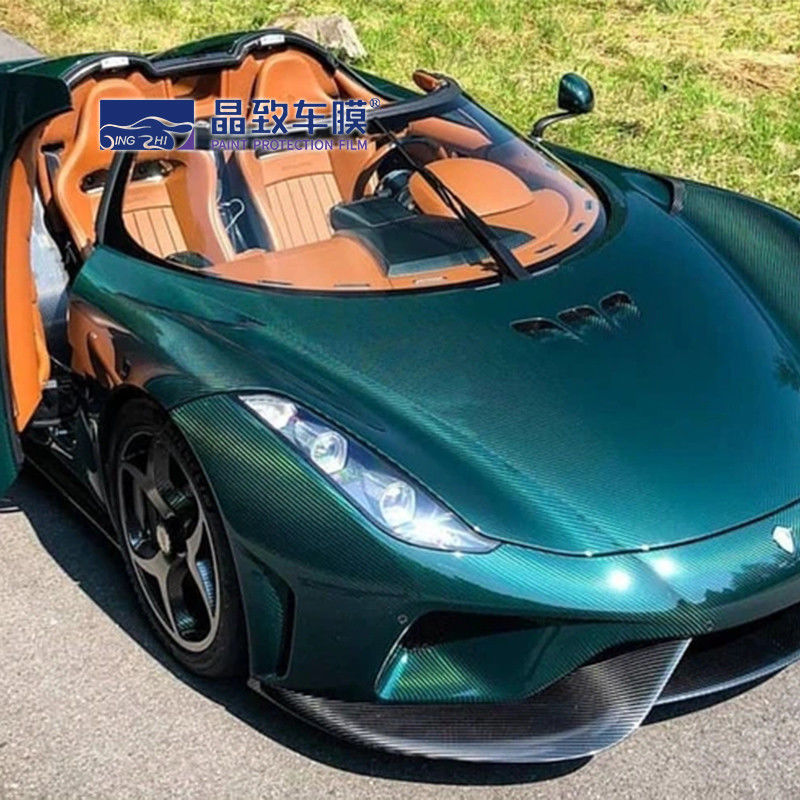 Oliebestendige autovinyl gekleurde lakbeschermingsfolie rekbaar multifunctioneel